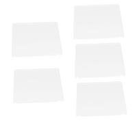 EPIGEIST 5 pièces Planche de Pression Transparente Acrylique pour Argile Outil Manuel de Modelage Poterie Plaques de Presse pour Sculpture et Argile Polymère Accessoires DIY pour Pâte à