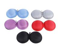 EPIGEIST 5 pièces Pochette de Rangement pour Écouteurs et Câbles USB Lot de EVA Multifonction Légère et Résistante pour Transport Facile de Chargeurs et Accessoires Électroniques