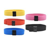 EPIGEIST 5 pièces Sangles Élastiques de Fixation pour Boîte Lunch Lot de Couleurs Assorties Maintien Sécurisé pour Boîtes Bento et Goûter Légères et Compactes Ergonomiques et Résistantes