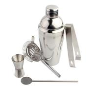 EPIGEIST 5 pièces Set de Cocktail Acier Inoxydable Kit Professionnel pour Barman avec Ustensiles Barware pour Préparation de Cocktails et Mélange Martini