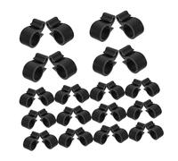 EPIGEIST 50 pièces Clips de Tuyau Irrigation Plastique Résistants Aux Intempéries Colliers de Serrage Faciles à Installer pour Fixation et Suspension de Tubes Arrosage de Jardin et