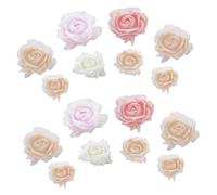 EPIGEIST 50 pièces Décorations Ongles Fleur Plastique Charms Nail Art Mixte pour Manucure Salon et DIY Compactes et Durables Accessoires Nail Art pour Ongles et Créations Personnalisées