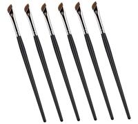 EPIGEIST 6 pièces Kit Pinceaux Maquillage Yeux Pinceaux Angled Eye Shadow Brush Manche Robuste et Flexible Faciles à Nettoyer et Transporter pour Maquillage Précis à Domicile et Voyage