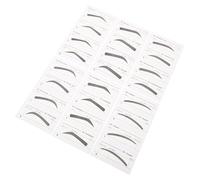 EPIGEIST 6 pièces Kit Pochoirs Sourcils Usage Unique pour Femmes Stickers Maquillage Sourcils Modèles Papier Pratiques et Sûrs Aide Dessin Facile et Rapide