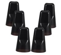 EPIGEIST 6 Pièces Lot de Bouchons Verseurs Transparent avec Couvercle Hermétique Poussière Protection Bouteille Vin Propre Verseur Goutte à Goutte Facile à Utiliser pour Boissons