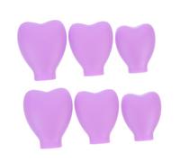 EPIGEIST 6 pièces Silicone Makeup Brush Covers Set Anti-dust Protective Lid For Various Brush For Travel And Daily Use