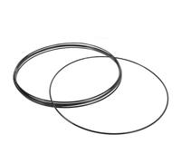 EPIGEIST 6pcs Cercles Métalliques Ronds en Fer Noir pour Bricolage et Création de Couronnes, Cadre Minimaliste Résistant pour Attrape-rêves et Décorations Murales