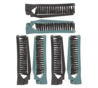 EPIGEIST 6pièces Lot de Peignes de Voyage Pliables Double Face pour Coiffage Compact et Facile à Transporter