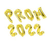 EPIGEIST 8 Pièces Ballons Thème Graduation Décoration Fête Diplôme Prom Or Doré Kit Décoratif pour Salle et Extérieur