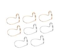 EPIGEIST 8 pièces Lot de Médiators pour Doigts et Pouce Métal Doré et Argenté Protection Confortable pour Guitare Banjo et Mandoline Design Ergonomique Résistant