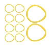 EPIGEIST 96 Pièces Stretch Ribbon Loom Bands for Potholders Elastic Crafting Loops Soft Cord DIY Knitting Kit for and Beginners