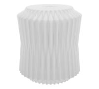 EPIGEIST Abat-jour Plastique Blanc Petit Abat-jour Suspendu Unique Décoratif Couvre-lampe Léger pour Lampe Suspendue Ambiance Chaleureuse pour Salon et Chambre