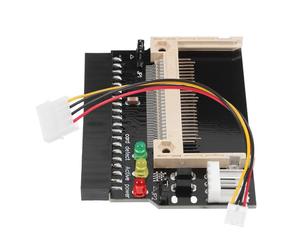EPIGEIST Adaptateur IDE vers CF avec Connecteur d'alimentation 4 V, Support IBM Micro-Driver CF-II, Indicateurs LED et Câble d'alimentation IDE en Plastique Noir