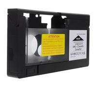 EPIGEIST Adaptateur Numérique pour Cassettes VHS-C 1/2 Pouce en Plastique Solide Convertisseur Vidéo Compact Compatible Caméscopes et Lecteurs de Cassettes Accessoire de Conversion pour