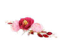 EPIGEIST Ancien Style Peigne de Mariée avec Fleurs de Pivoine Artificielles Tête et Élégant pour Mariage Chinois Cérémonie Plein Air et Bal