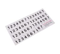 EPIGEIST Autocollants Adhésifs pour Clavier de Piano Touches Étiquettes Numérotées Faciles à Installer Stickers Pédagogiques pour Débutants et Enseignants