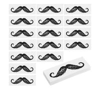 EPIGEIST Autocollants pour Épilation Nez Moustache 100pcs en Pp Noir, Protège la Cire Chaude et Élimine la Saleté, pour Décoration et DIY
