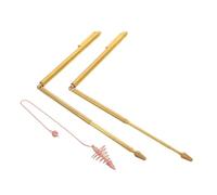 EPIGEIST Baguette Sourcier Cuivre Robuste Tige de Radiesthésie Métallique Compacte et Portable Outil de Détection Eau Trésor Facile à Utiliser pour Débutants et Professionnels Exploration