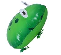 EPIGEIST Ballon Grenouille Gonflable en Aluminium 1 Pièce, Marcheur Interactif pour Décorations de Fête D'anniversaire Thème des Animaux, Léger et Solide, Shower et Fêtes Garçon et Filles