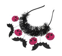 EPIGEIST Bandeau Halloween Crâne avec Chauve Souris et Araignée Accessoire Original pour Fête Réutilisable et Confortable pour Jour des Morts et Cosplay