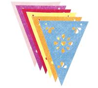 EPIGEIST Bannière Mexicaine Feutre et Non Tissé Fanion pour Décorations Fête Fiesta Accessoire pour Anniversaire et Carnaval