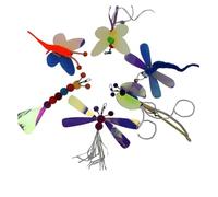 EPIGEIST Bâtonnets De Rechange pour Jouet Interactif Chat, Recharges Colorées Légères, 6 Pièces, Adaptées Jeu Intérieur, Stimulent Instinct Chasse, pour Chatons Et Chats Adultes