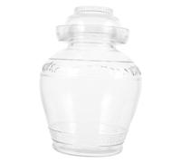 EPIGEIST Bocal Verre pour Fermentation Maison Pot à Cornichons Hermétique à Large Ouverture Récipient Transparent pour Légumes Marinés Style Aléatoire
