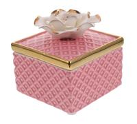 EPIGEIST Boîte à Bijoux Décorative Étui De Rangement pour Bijoux Boîte avec Couvercle Centre De Table