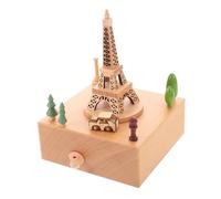 EPIGEIST Boîte à Musique Bois avec Design Tour Eiffel Centre De Table Élégant pour Anniversaires Saint-Valentin Et Occasions Spéciales Créatif pour Filles Et Amies