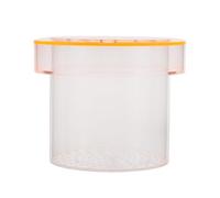 EPIGEIST Boîte D’isolement pour Aquarium 150 Mm en Acrylique Fluorescent Orange Trous de Ventilation, Incubateur pour Bébés Poissons et Crevettes, Bac de Reproduction Flottant Adapté