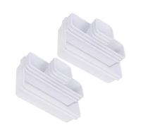 EPIGEIST Boîte de Rangement Multifonctionnelle Blanche 16 Pièces pour Tiroirs, Organiseur Modulable en Plastique pour Cosmétiques, Bureau et Salle de Bain, Séparation Ajustable