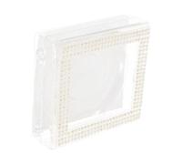EPIGEIST Boîte de Rangement Transparente pour Faux Cils Compacte et Légère Organiseur Portable avec Fenêtre Boîte de Stockage Pratique pour Extensions et Maquillage