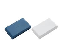 EPIGEIST Boîtes de Rangement Protection Anti-poussière Lot de 2 en Plastique Faciles à Transporter Couleur Aléatoire pour Masques Réutilisables Maison et Usage Intérieur