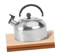 EPIGEIST Bouilloire Acier Inoxydable avec Sifflet Base Plate Compatible Induction et Fourneau Alarme Sonore Douce Poignée Ergonomique Pratique pour Thé et Boissons Chaudes