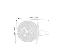EPIGEIST Boule de Cristal Ronde avec Support pour Fontaine Intérieure Décoration Élégante et Légère pour Maison et Bureau Ornement Feng Shui Rotatif Verre