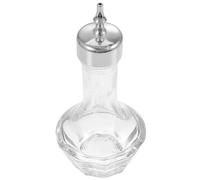 EPIGEIST Bouteille Bitters Verre avec Couvercle Argenté Flacon Multi Usage pour Cocktails Absinthe et Essence Résistante et Décorative pour Bar et Maison