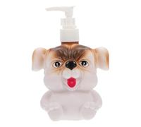 EPIGEIST Bouteille de Lotion Portable Forme de Chien Récipient de Stockage Refillable pour Shampooing Gel et Lotion Conteneur Liquide Pratique pour Voyage et Salle de Bain
