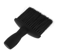 EPIGEIST Brosse à Barbe Homme Noire à Poils Synthétiques Doux Manche Antidérapant en Plastique - Brosse pour Nettoyer la Barbe, Kit Compact pour Soin et Entretien Moustache à Domicile