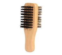 EPIGEIST Brosse à Barbe Vintage Poils de Sanglier et Bois de Hêtre Brosse Salon Double Face pour Hommes Démêlante et Nettoyante pour Poils Rebelles