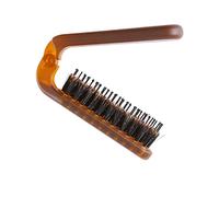 EPIGEIST Brosse à Cheveux Pliante Poils De Sanglier Naturelle Peigne De Voyage Léger Et Portable Pour Massage Du Chevelu Pour Hommes Et Femmes Détente Et Stimulation Circulatoire