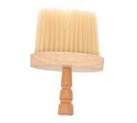 EPIGEIST Brosse de Barbier Cou Manche en Bois Léger, Design Confortable et Élégant, Accessoire pour Rasage Manuel et Coiffure Professionnelle