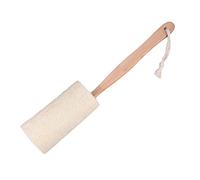 EPIGEIST Brosse Exfoliante Loofah Avec Manche Bois Éponge De Bain Naturelle Pour Gommage Du Corps Bois Brut