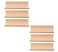 EPIGEIST Buse de Fontaine en Bambou 6 Pièces, Bec Verseur 7-8 Cm de Large X 20-22 Cm de Long, Accessoire pour Fontaine de Jardin Japonerie, Étang en Bambou, Décoration Extérieure