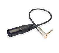 EPIGEIST Câble Adaptateur Audio vers Xlr Mâle Coudé à Cuivre pour Smartphone Microphone Ordinateur
