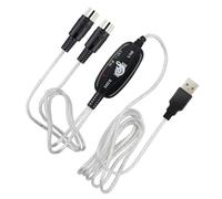 EPIGEIST Câble Midi USB Adaptateur Clavier Convertisseur Stable Compatible Windows pour Édition Musicale