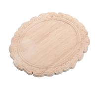 EPIGEIST Cadre de Miroir Mural en Bois Sculpté Européen Style Vintage Non Peint Cadre Décoratif en Bois Massif pour Salon Chambre ou Salle de Bain Décoration Murale Élégante