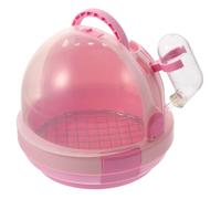 EPIGEIST Cage Portable pour Perroquet de Compagnie Base Amovible et Filet Galvanisé, Cage Transport Aérée Taille Compacte, Adaptée Sorties Extérieures pour Petits Oiseaux