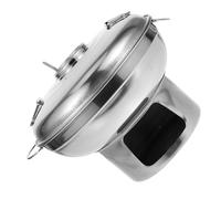 EPIGEIST Casserole Acier Inoxydable Portable pour Cuisine Maison et Extérieure Marmite à Fondue Chinoise avec Double Poignées Sécurisées Compatible Table Cuisson Induction pour Hot Pot et