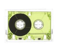 EPIGEIST Cassette Audio Vierge Fruit Vert 40-60 Enregistrement, Plastique Solide, Compatible Mini Magnétophone, Cassette pour Interview, Message Vocal et Usage Polyvalent