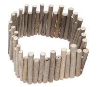 EPIGEIST Clôture Bois pour Hamster Multifonction pour Petits Animaux Barrière Naturelle pour Cage Décoration Simulée et Stimulation Saine